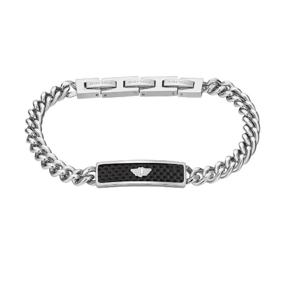 PULSEIRA POLICE PEAGB0009001 EM AÇO 19+1+1CM