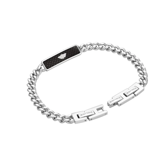 PULSEIRA POLICE PEAGB0009001 EM AÇO 19+1+1CM