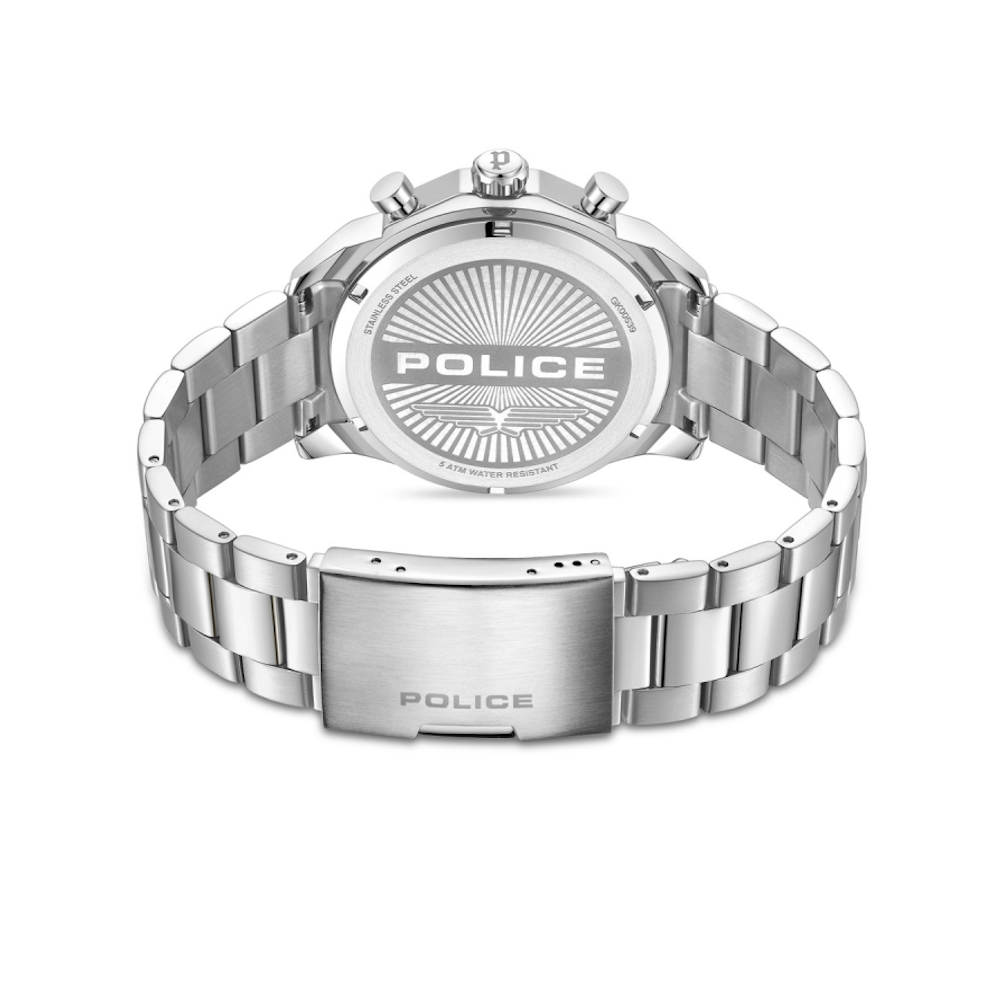 RELOGIO POLICE SOUL CRONO M/AZUL B/SS
