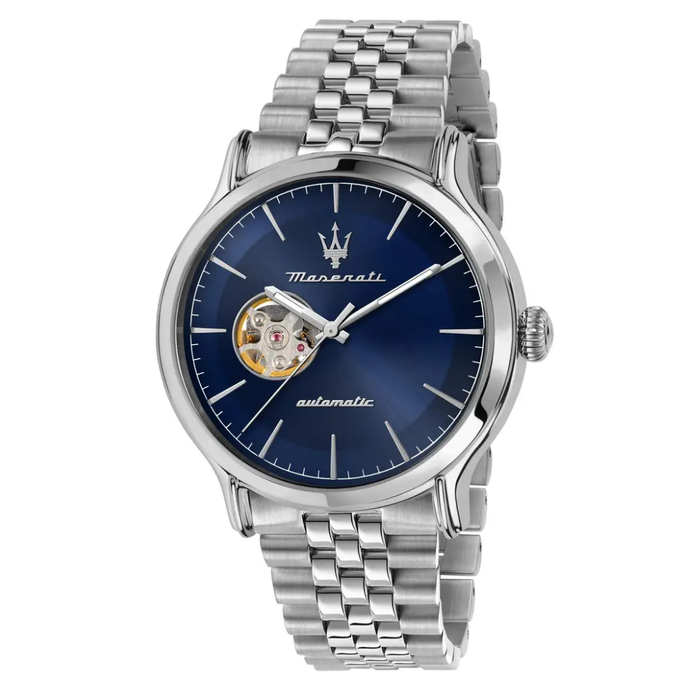 RELÓGIO MASERATI AUTOMATIC MS EPOCA 42MM BLUE DIAL