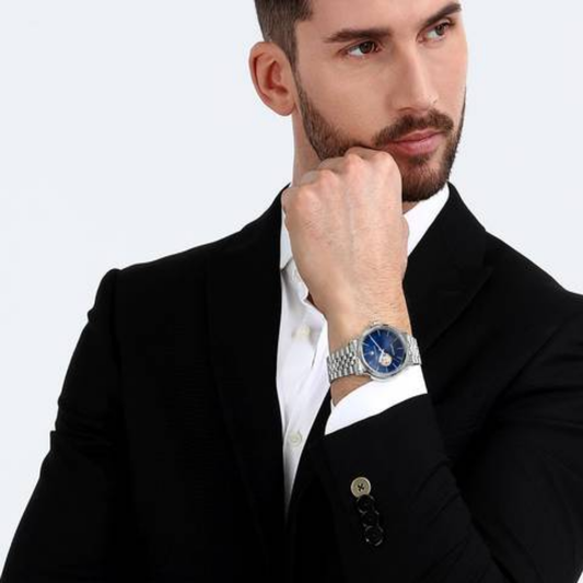 RELÓGIO MASERATI AUTOMATIC MS EPOCA 42MM BLUE DIAL