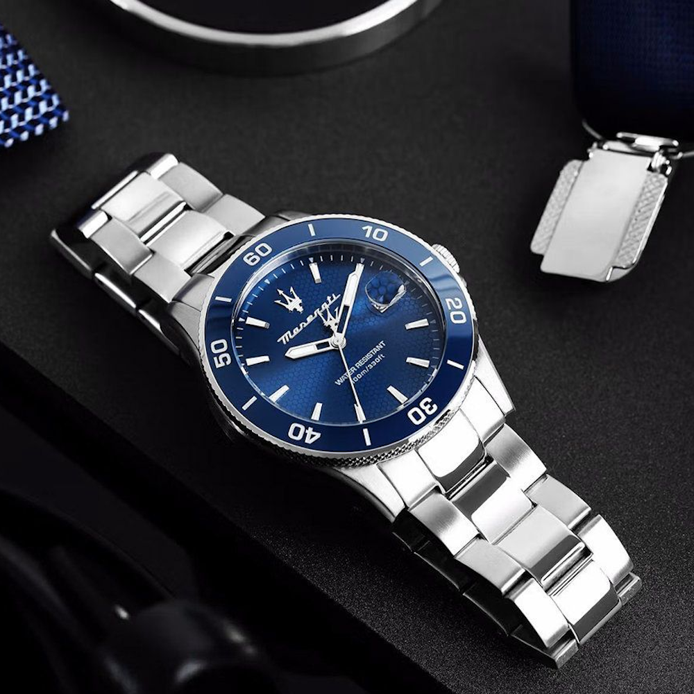 RELÓGIO MASERATI COMPETIZIONE 43 MM BLUE DIAL