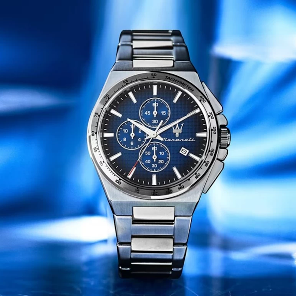 RELÓGIO MASERATI VELOCITÀ SLIM 41MM BLUE