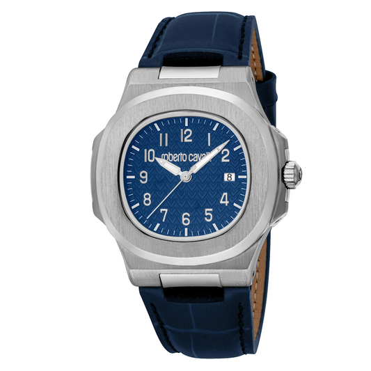 RELOGIO ROBERTO CAVALLI IMPETO BRAC. AZUL MSTR. AZUL 39,3H