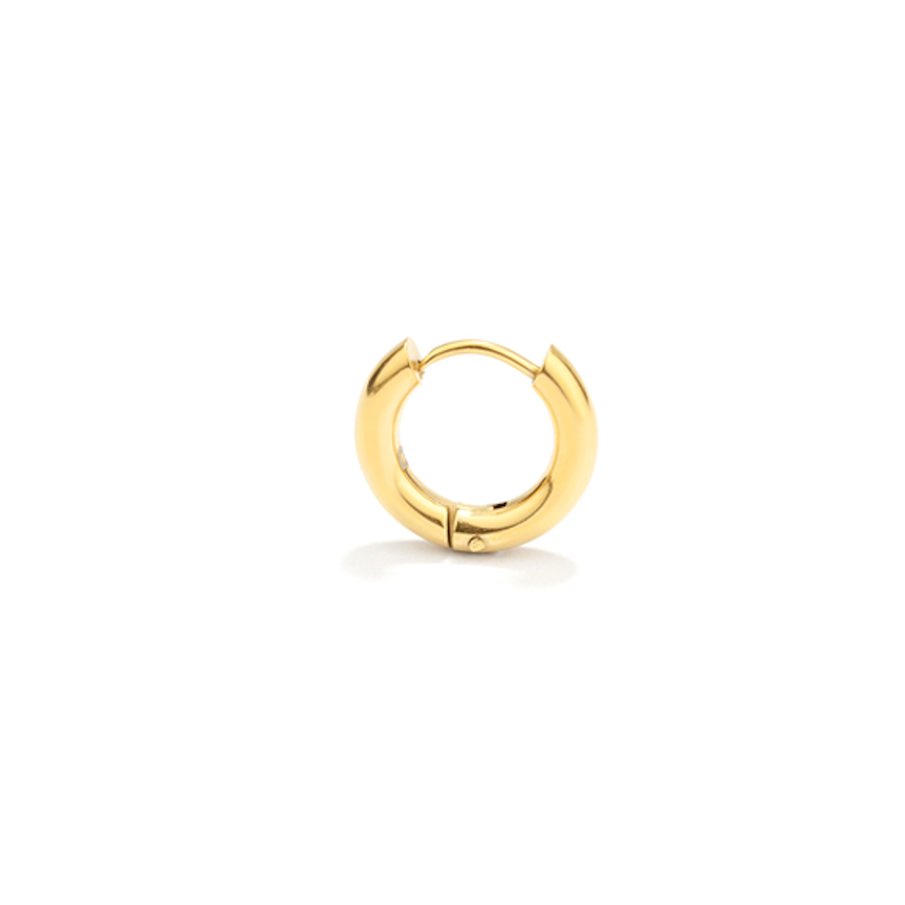 BRINCO ( ARGOLA ) RADIANT AÇO DOURADO RH000035