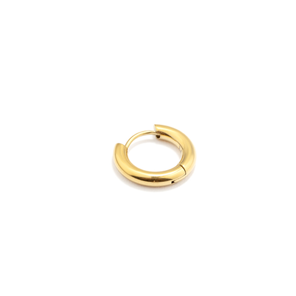 BRINCO ( ARGOLA ) RADIANT AÇO DOURADO RH000035