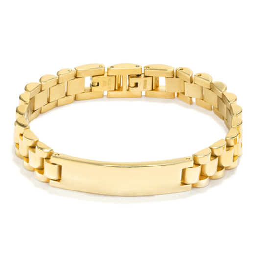 PULSEIRA RADIANT EM AÇO DOURADO "RH000058"