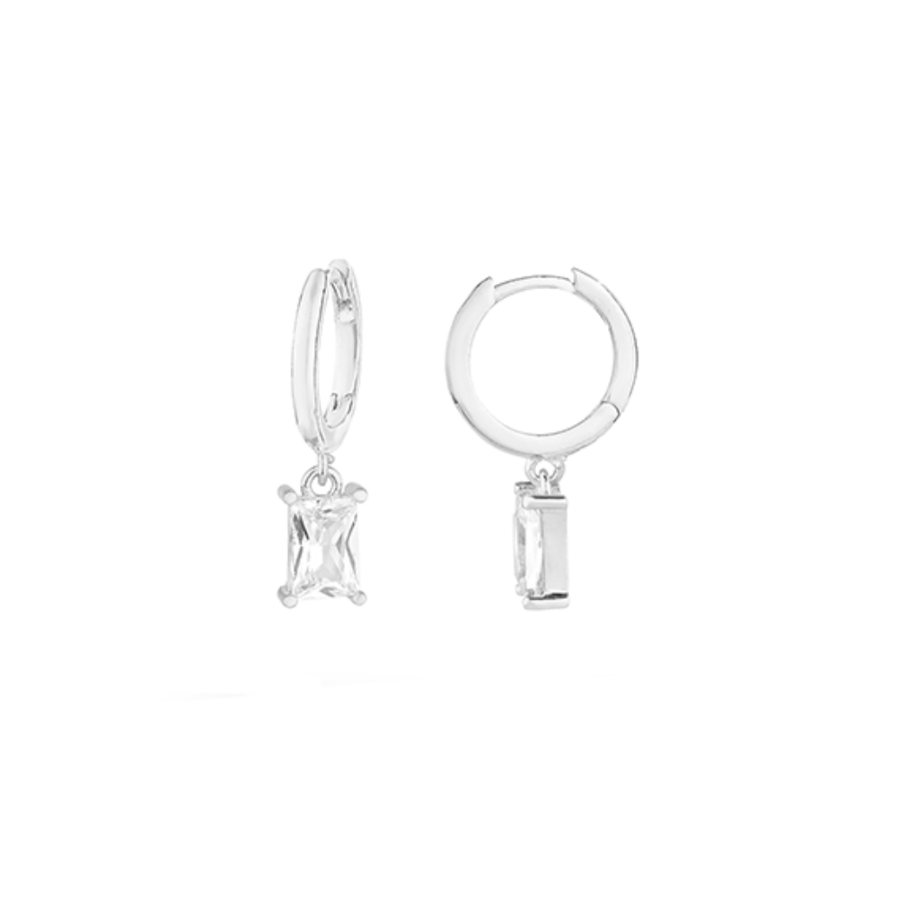 ARGOLAS RADIANT EM PRATA 925% PRATEADO COM ZIRCÓNIAS "RY000062"