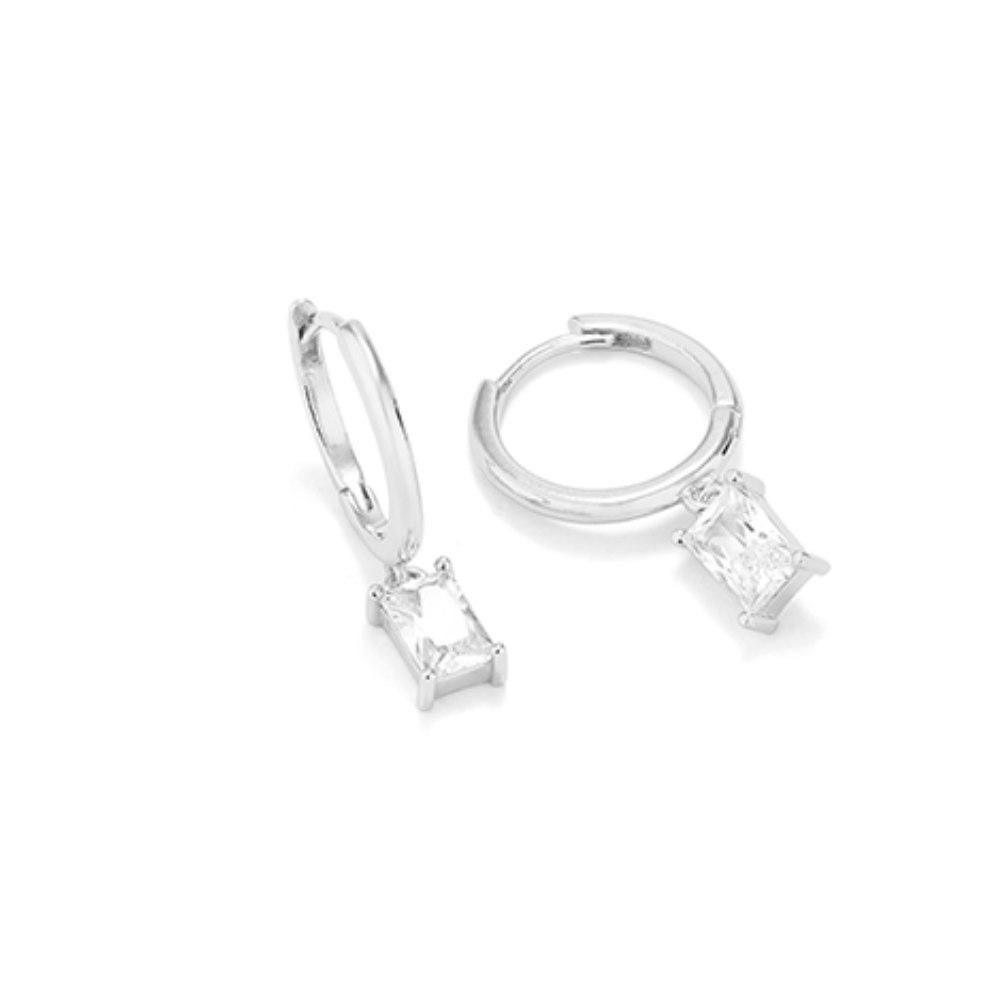ARGOLAS RADIANT EM PRATA 925% PRATEADO COM ZIRCÓNIAS "RY000062"