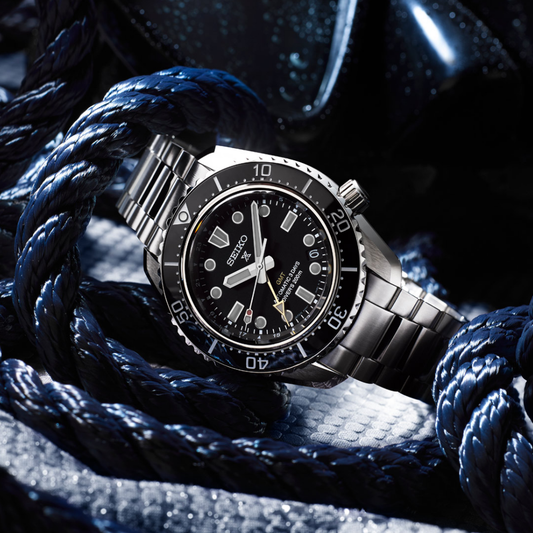 RELÓGIO SEIKO PROSPEX REEDIÇÃO 1968 GMT 6R54 PRETO