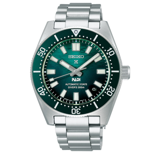 RELÓGIO SEIKO PROSPEX DIVER PADI VERDE ESMERALDA 6R55