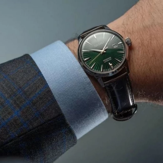 RELÓGIO SEIKO PRESAGE COCKTAIL AUTOMÁTICO MOSTRADOR VERDE