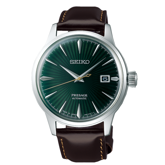 RELÓGIO SEIKO PRESAGE COCKTAIL AUTOMÁTICO MOSTRADOR VERDE