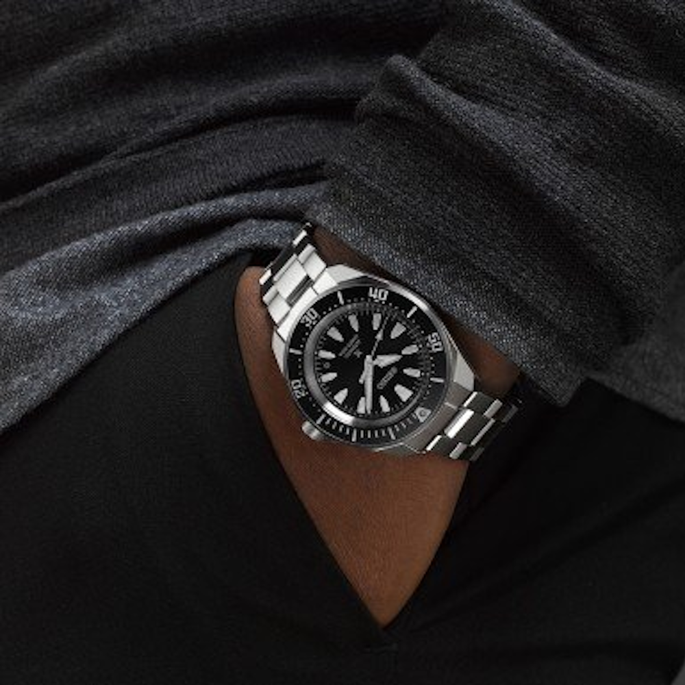 RELÓGIO SEIKO PROSPEX MAR SAMURAI 4R35 PRETO