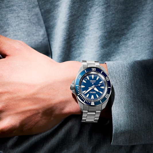 RELÓGIO SEIKO PROSPEX DIVER SAMURAI AZUL 4R35