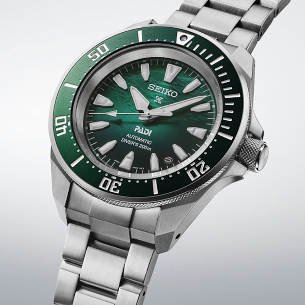 RELÓGIO SEIKO PROSPEX DIVER PADI VERDE ESMERALDA AUTOMÁTICO