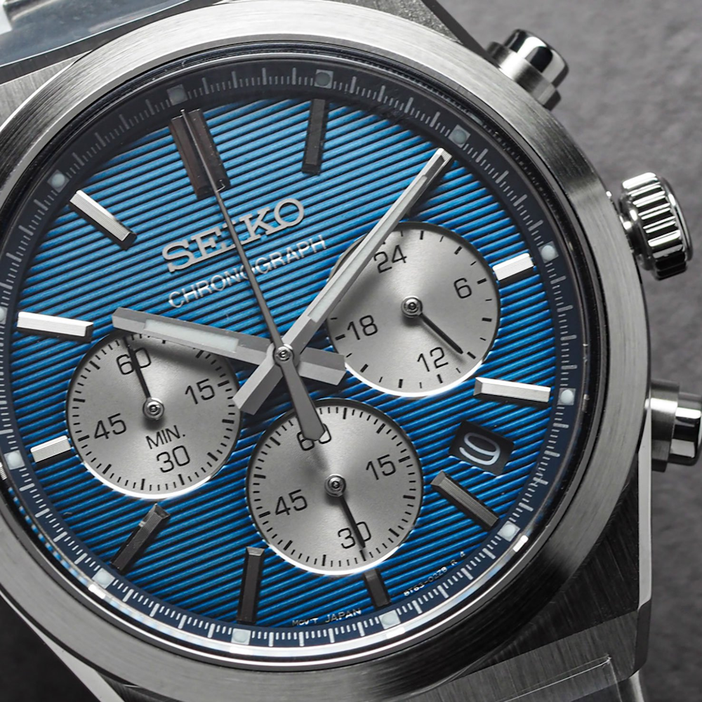 RELÓGIO SEIKO ESSENTIALS CRONÓGRAFO MOSTRADOR AZUL