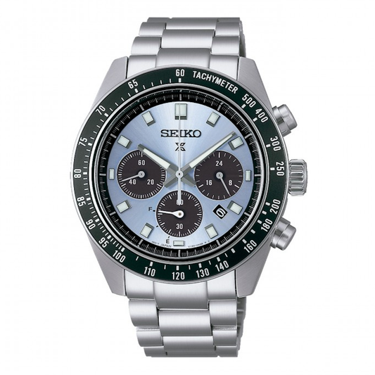RELÓGIO SEIKO PROSPEX SPEEDTIMER CRONO SOLAR AZUL