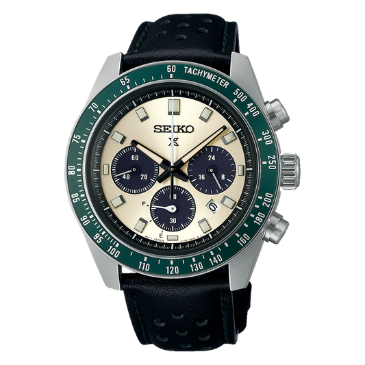 RELÓGIO SEIKO PROSPEX SPEEDTIMER SOLAR BISEL VERDE