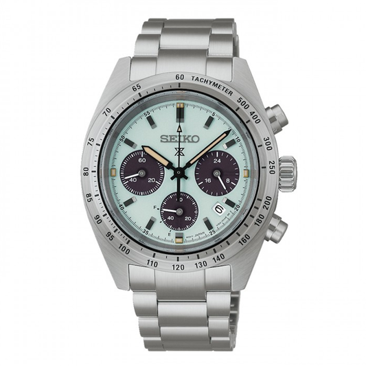 RELÓGIO SEIKO PROSPEX SPEEDTIMER CRONO SOLAR MENTA