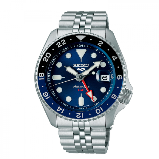 RELÓGIO SEIKO 5 SPORTS STYLE SKX DESIGN GMT AZUL