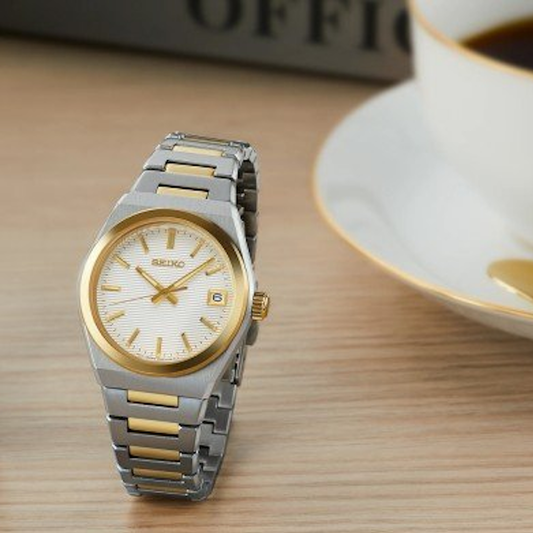 RELÓGIO SEIKO ESSENTIALS 34MM BICOLOR