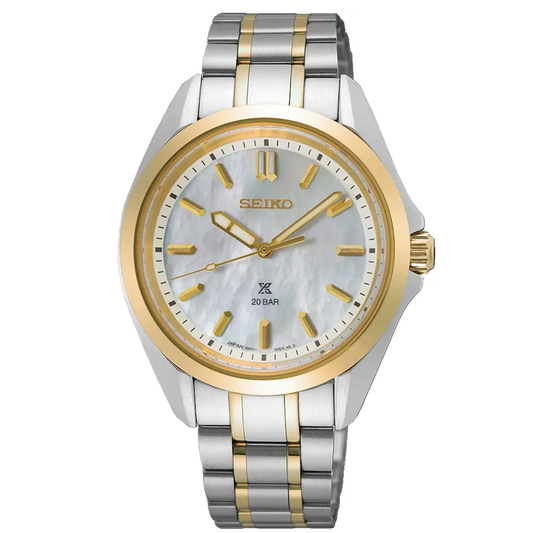 RELÓGIO SEIKO PROSPEX LADIES BICOLOR MADREPÉROLA