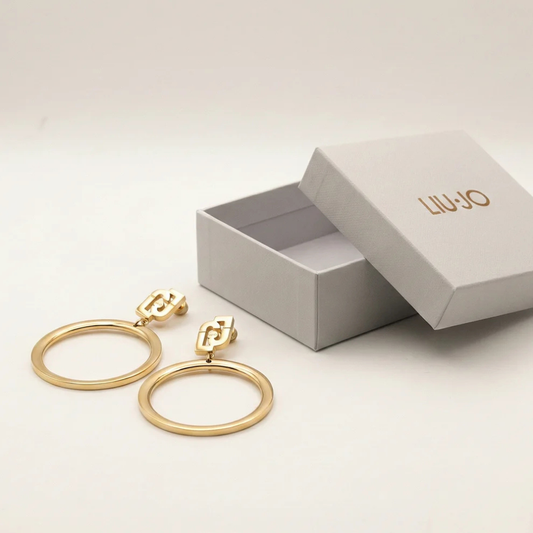 BRINCOS LIU JO EM AÇO LJ3059