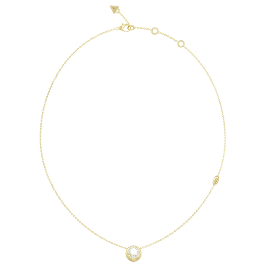 COLAR GUESS EM AÇO COM ZIRCONIAS DOURADO JUBN06245JWYGT-U