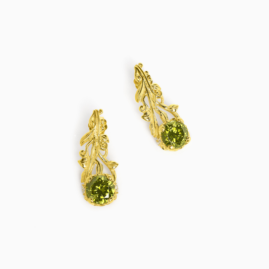 BRINCOS EUGÉNIO CAMPOS EM PRATA 925% COM ZIRCONIA