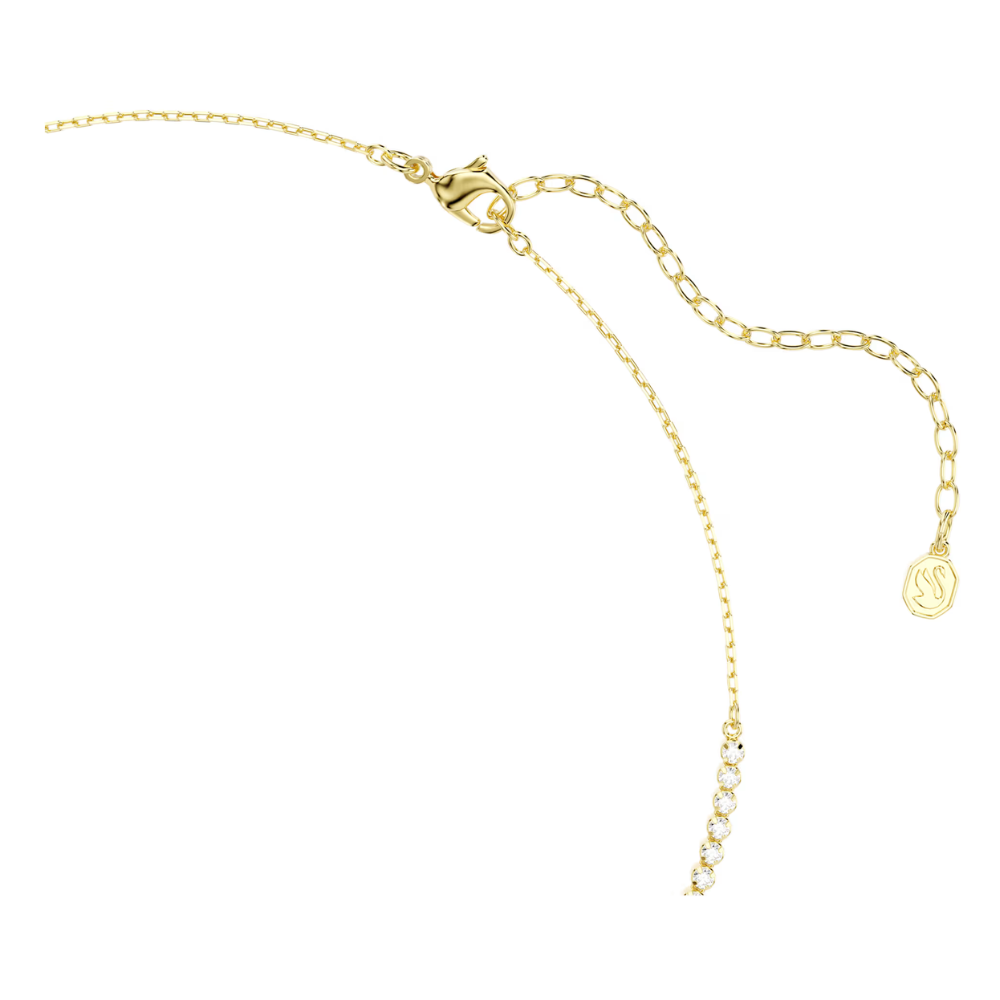 Colar Swarovski Mesmera Combinação de lapidações, Branco, Acabamento em ouro de 18 quilates