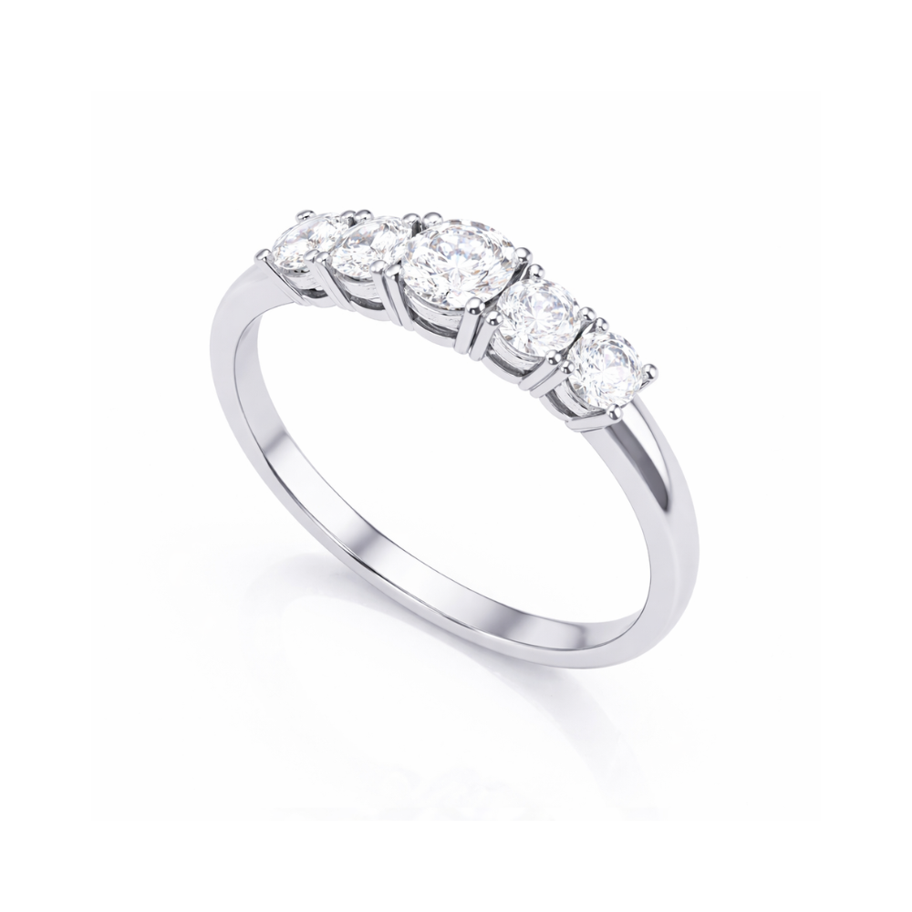 ANEL JOALHARIA EM OURO 19,2k COM DIAMANTES