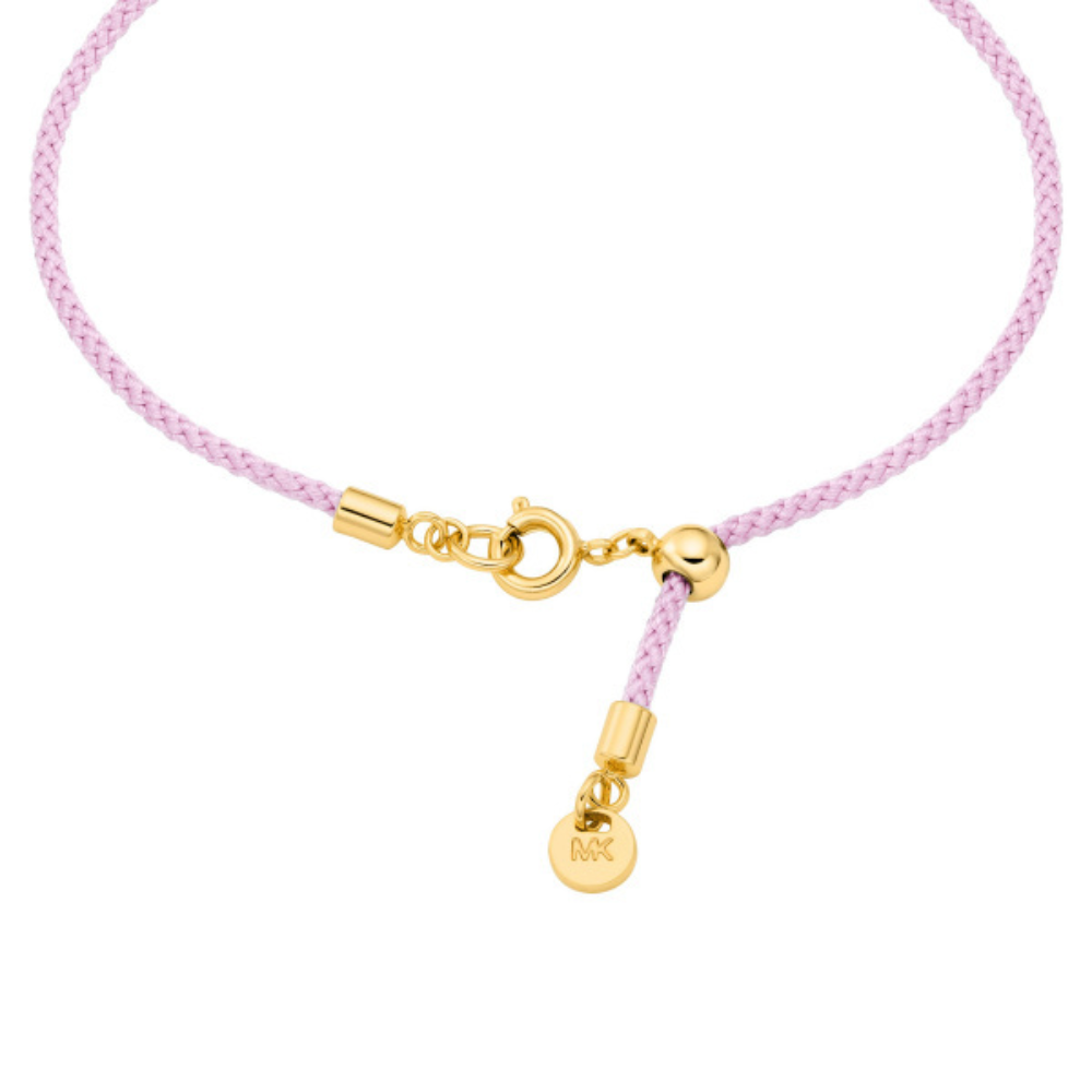 PULSEIRA MICHAEL KORS EM AÇO ZIRCONIAS E MACRAMÊ