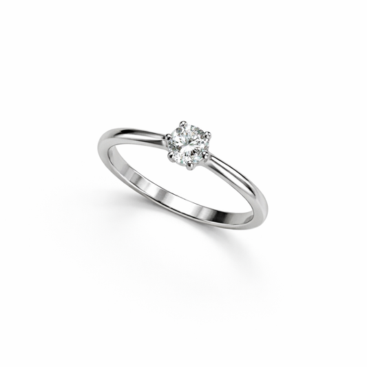 ANEL EM OURO 9K ( 375% ) COM ZIRCONIAS