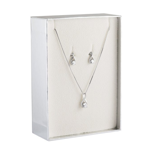 PACK UNIKE CLASSY SOLITAIRE I EM PRATA 925 "UK.PK.1202.0005"