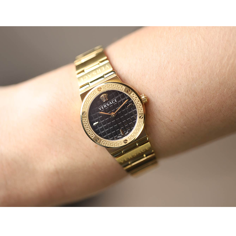 RELÓGIO VERSACE GRECA LOGO MINI MST PRETO