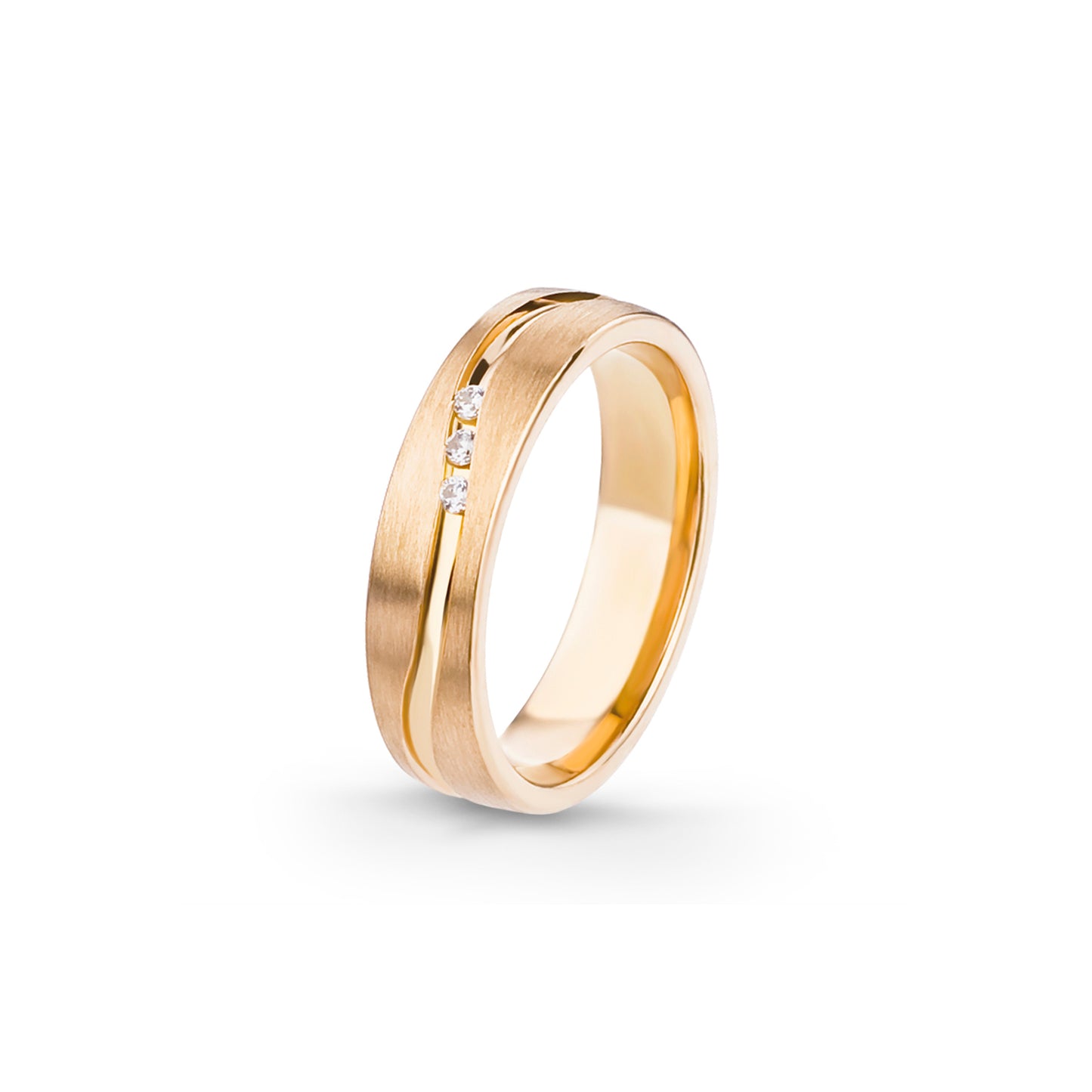 ALIANÇA ETERNIS EM OURO LINHA EXCITING