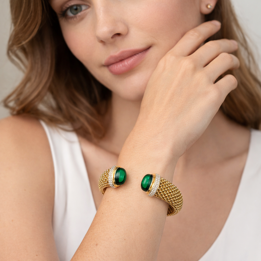 PULSEIRA EM PRATA 925 C/ APLICAÇÕES