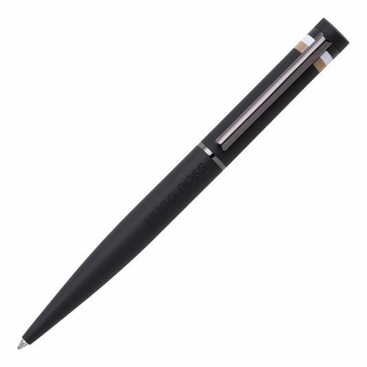 CANETA HUGO BOSS BALLPOINT LOOP BLACK ICONIC