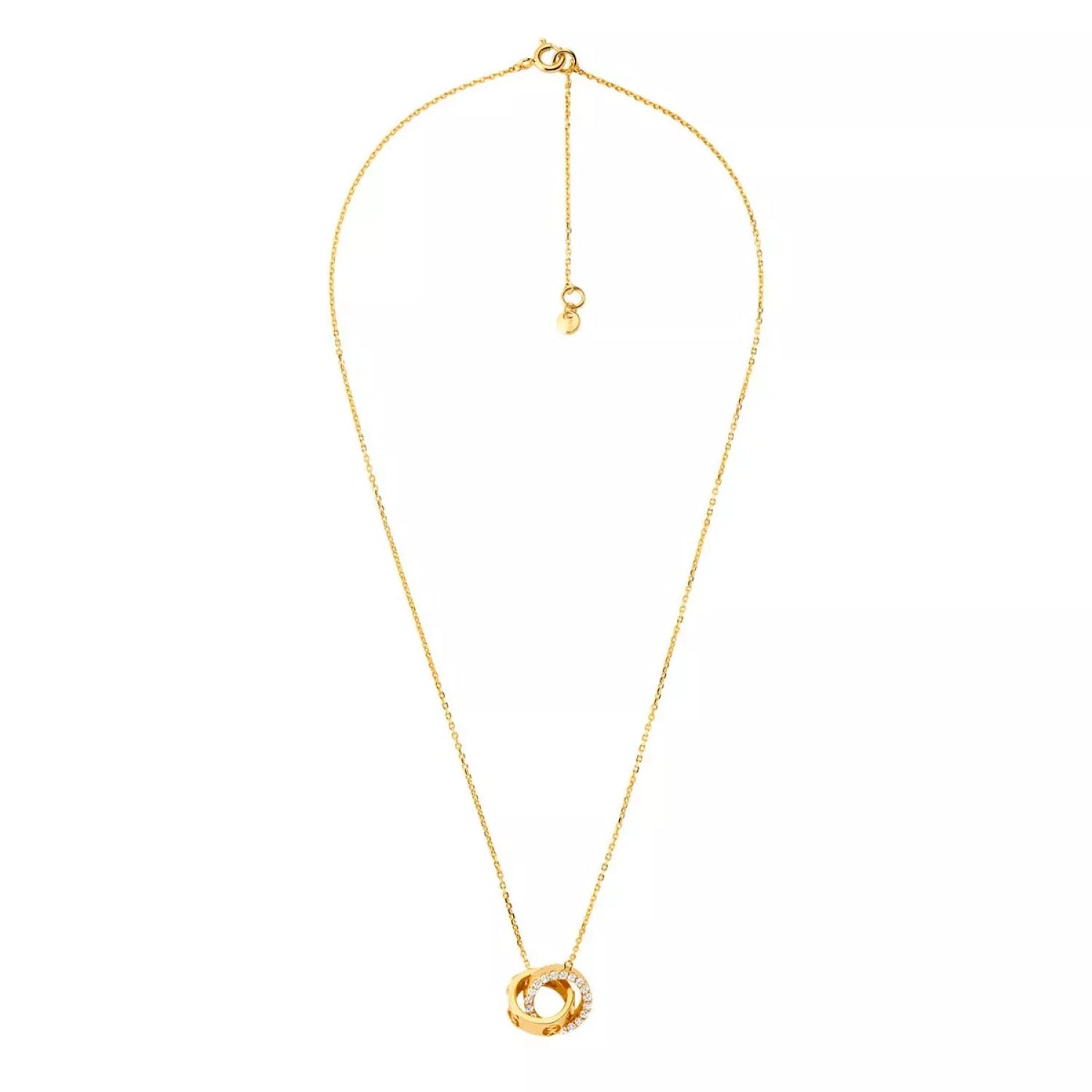 FIO MICHAEL KORS EM PRATA 925% DOURADA COM ZIRCÓNIAS