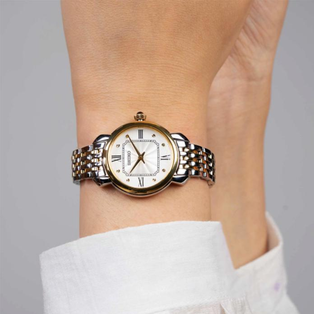 RELOGIO SEIKO LADIES QUARTZO BICOLOR SUR498P1