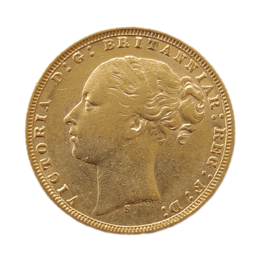 Moeda Libra de Ouro Libra Victoria 1876