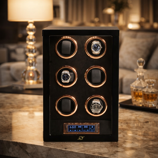 caixa Relógios Automaticos Winder - 6 Watches