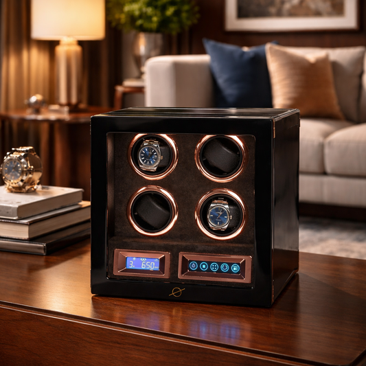 Caixa Relógios Automaticos Winder - 4 Watches