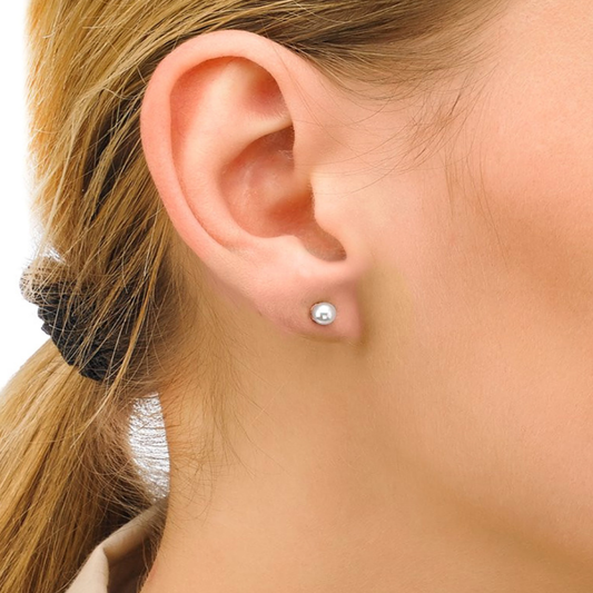 BRINCOS MAJARICA EM PRATA 925% C/ PEROLA