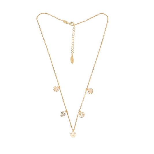 COLAR EM PRATA 925% DOURADA EUGENIO CAMPOS