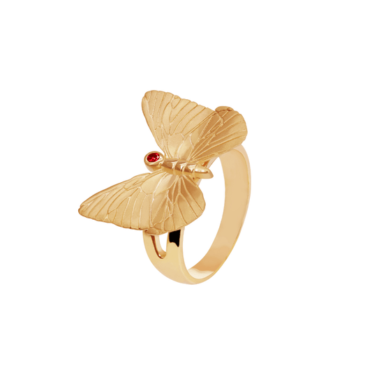 ANEL Eugénio Campos BUTTERFLY EM PRATA 925 COM ZIRCÓNIA