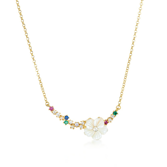 FIO EM PRATA 925 DOURADO COM ZIRCONIAS COR 2.75GR