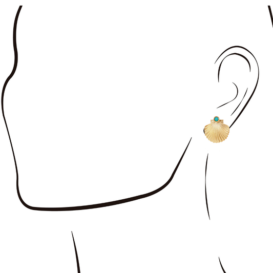 BRINCOS EM PRATA 925% EUGENIO CAMPOS C/ PEDRA TRUQUEZA