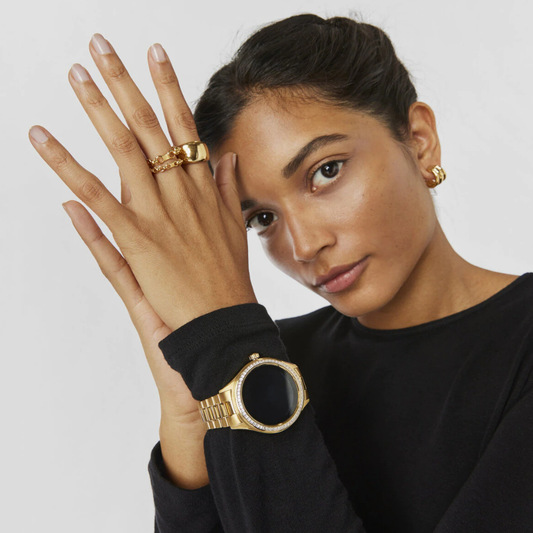 RELÓGIO TOUS T-CONNECT DOURADO C/ ZIRCÓNIAS BRANCAS